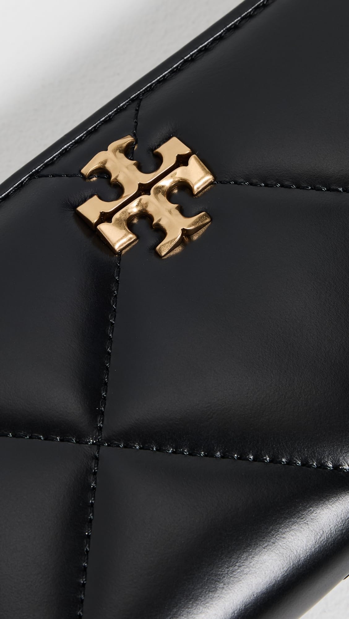 Quilted Zip Continental Leather Wallet