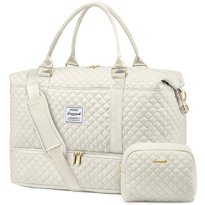 Weekender Travel Bag With Shoe & Wet Pocket