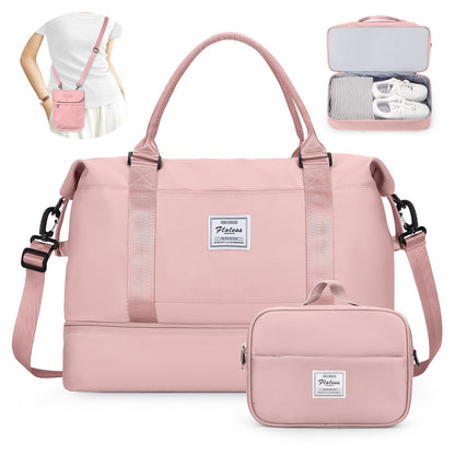 Weekender Travel Bag With Shoe Compartment