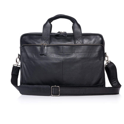Leather Laptop Messenger Briefcase Bag