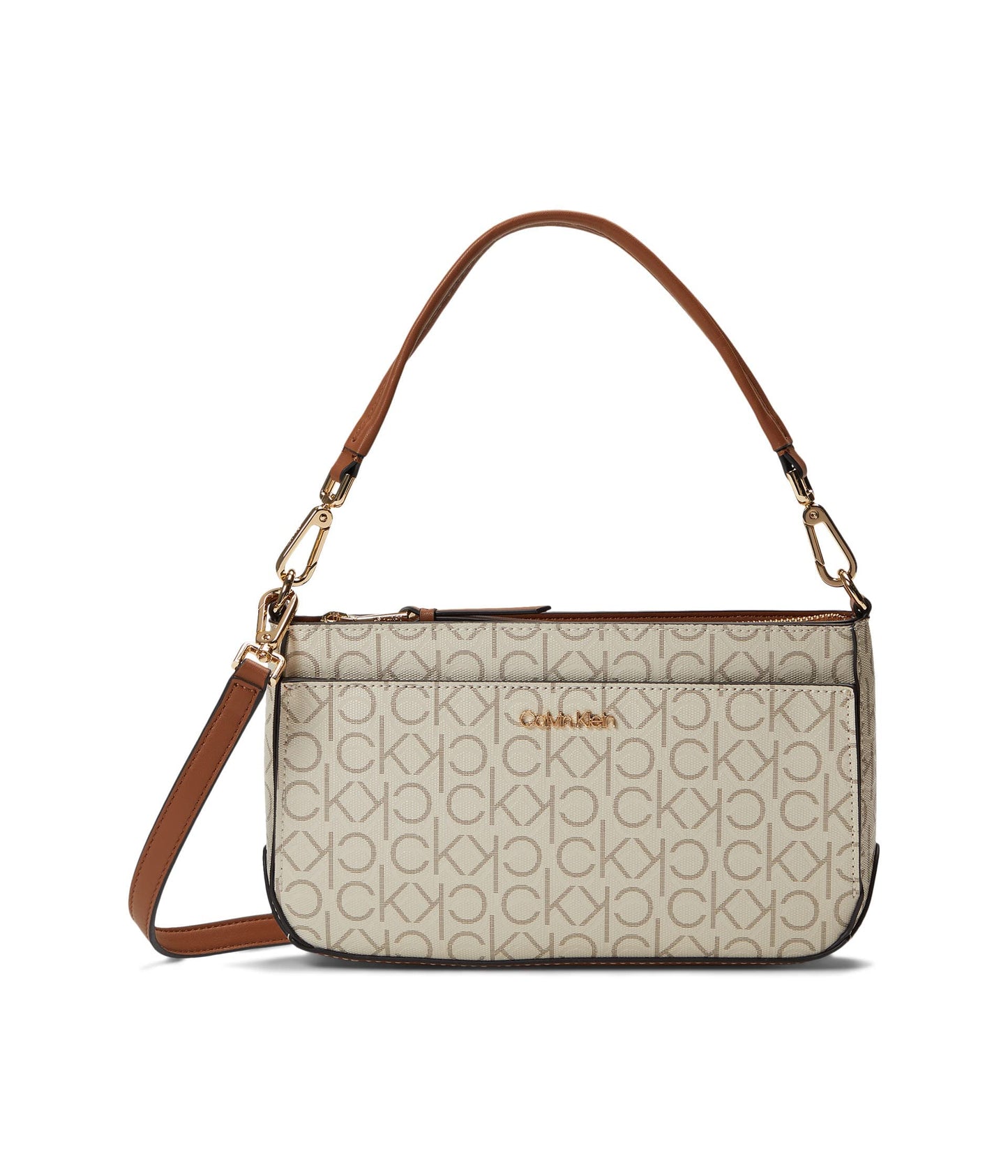 Triple Compartment Shoulder Bag
