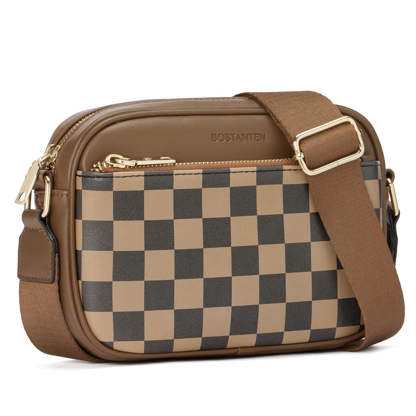 Quilted Vegan Leather Crossbody Bag