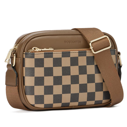 Quilted Vegan Leather Crossbody Bag