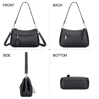 Genuine Leather Crossbody Shoulder Bag