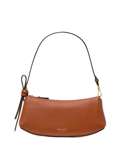 Pebbled Leather Pochette Shoulder Bag