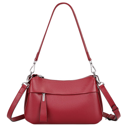 Genuine Leather Crossbody Shoulder Bag