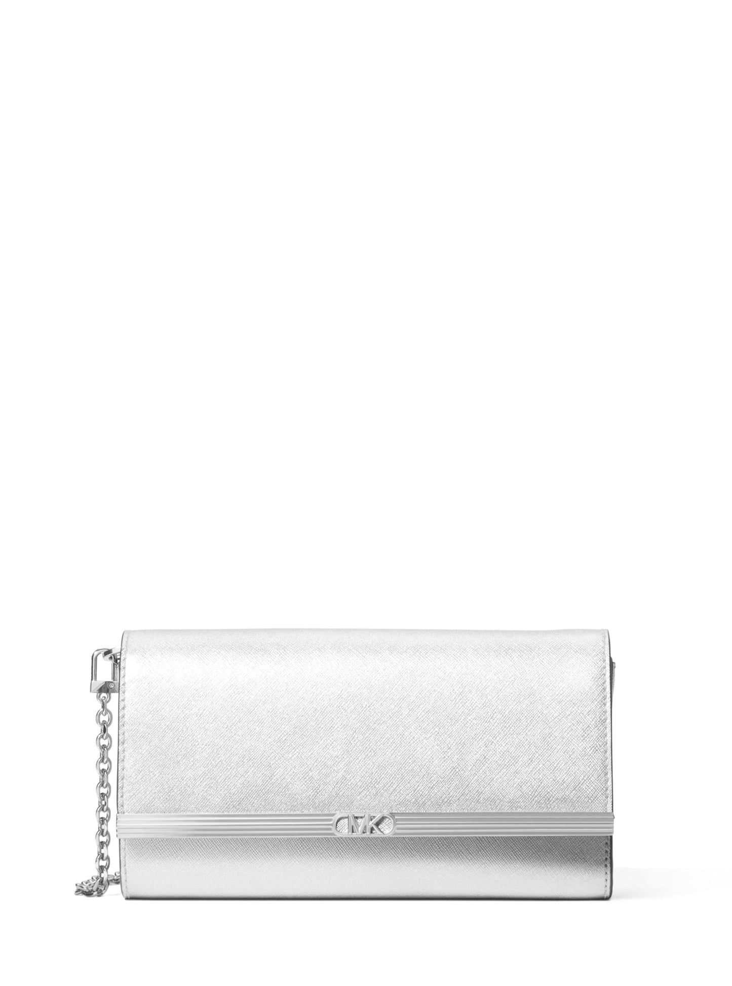 Large Leather Clutch Bag With Wrist Strap