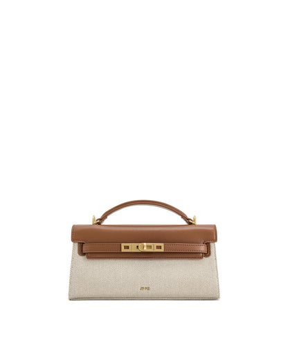 Structured Top Handle Mini Satchel Bag