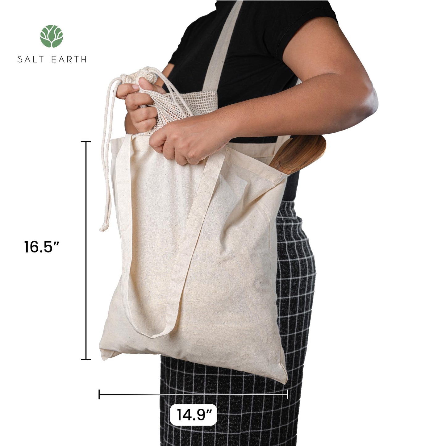 100% Cotton Canvas Tote Bag