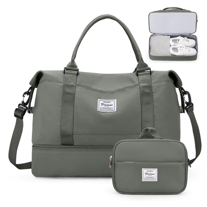 Weekender Travel Bag With Shoe Compartment