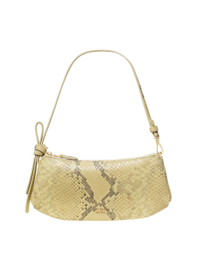Pebbled Leather Pochette Shoulder Bag