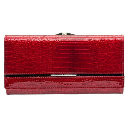 Slim Leather Trifold Wallet With Card Holder