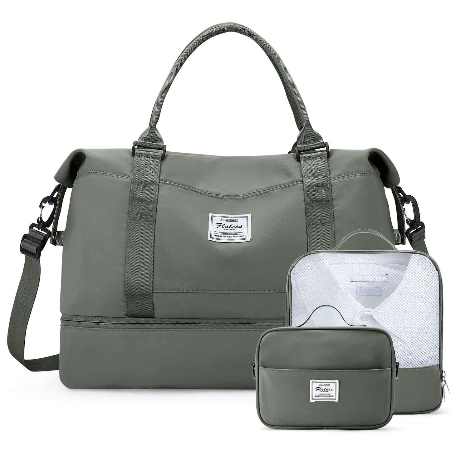 Weekender Travel Bag With Shoe Compartment