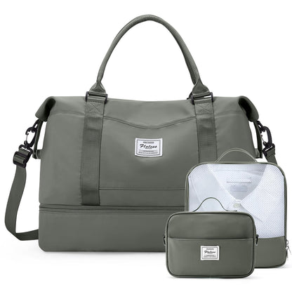 Weekender Travel Bag With Shoe Compartment