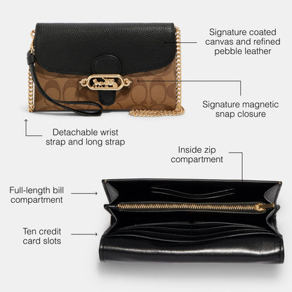 Signature Chain Crossbody Shoulder Bag