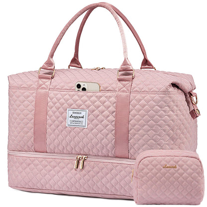 Weekender Travel Bag With Shoe & Wet Pocket
