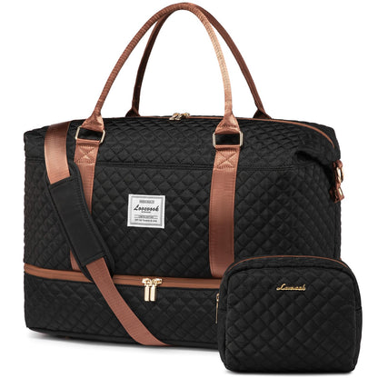 Weekender Travel Bag With Shoe & Wet Pocket