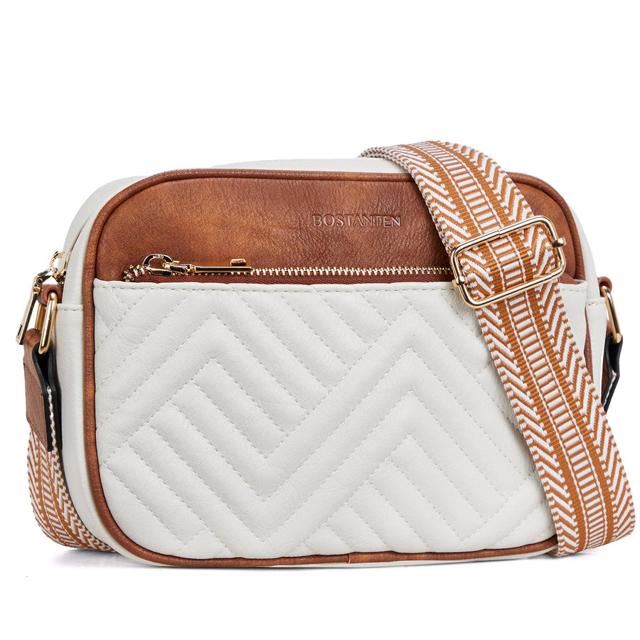 Quilted Vegan Leather Crossbody Bag