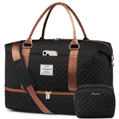 Weekender Travel Bag With Shoe & Wet Pocket