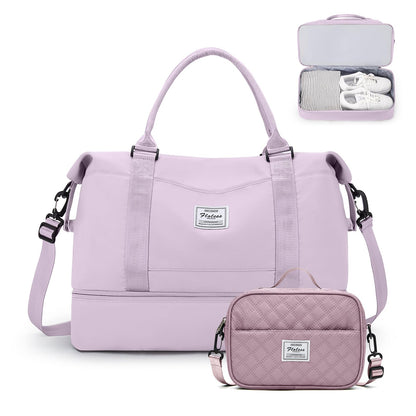 Weekender Travel Bag With Shoe Compartment