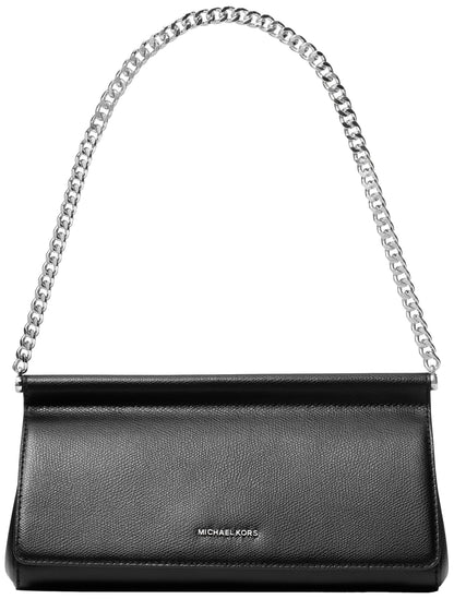 Medium Leather Clutch Wallet With Wrist Strap