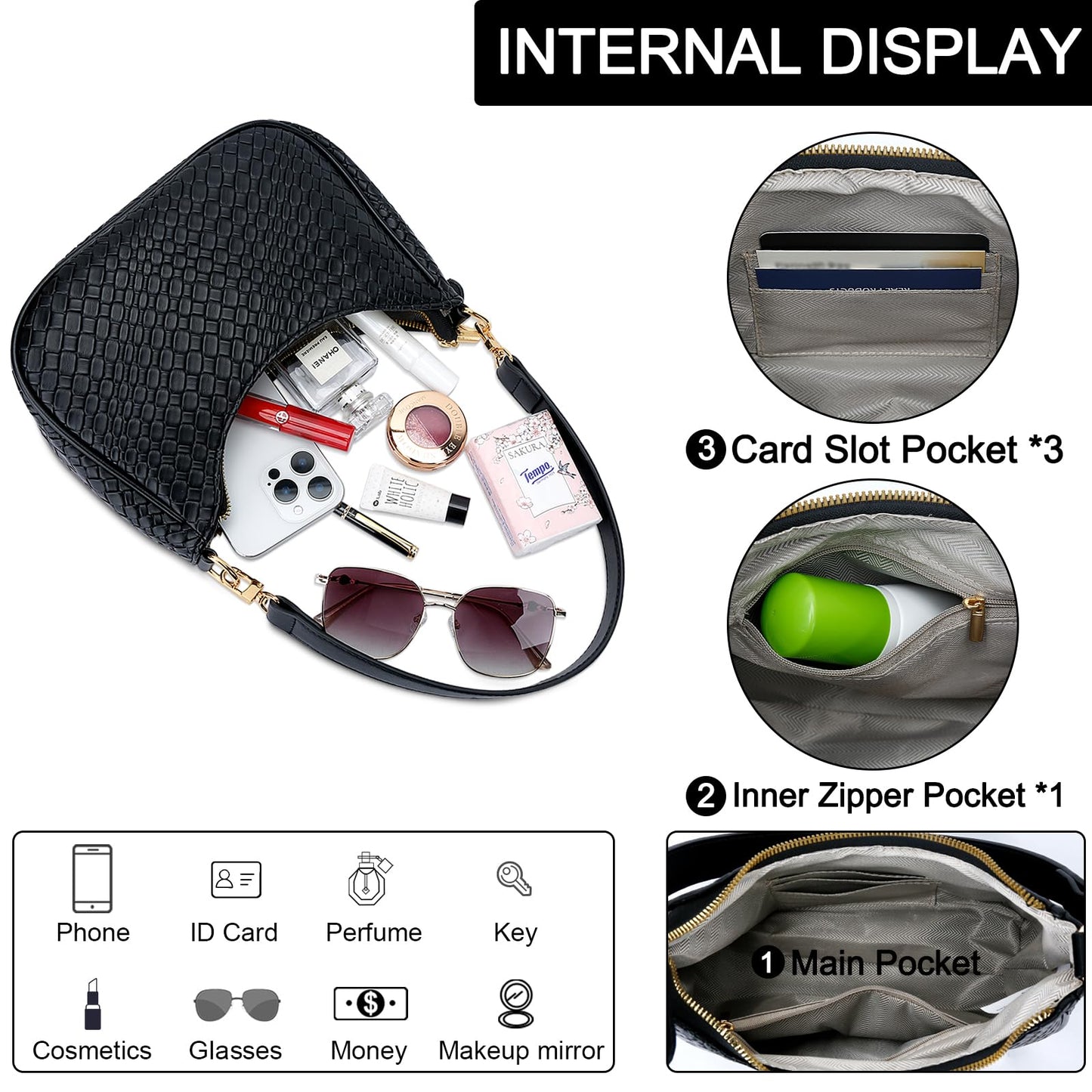 Retro Hobo Underarm Shoulder Bag