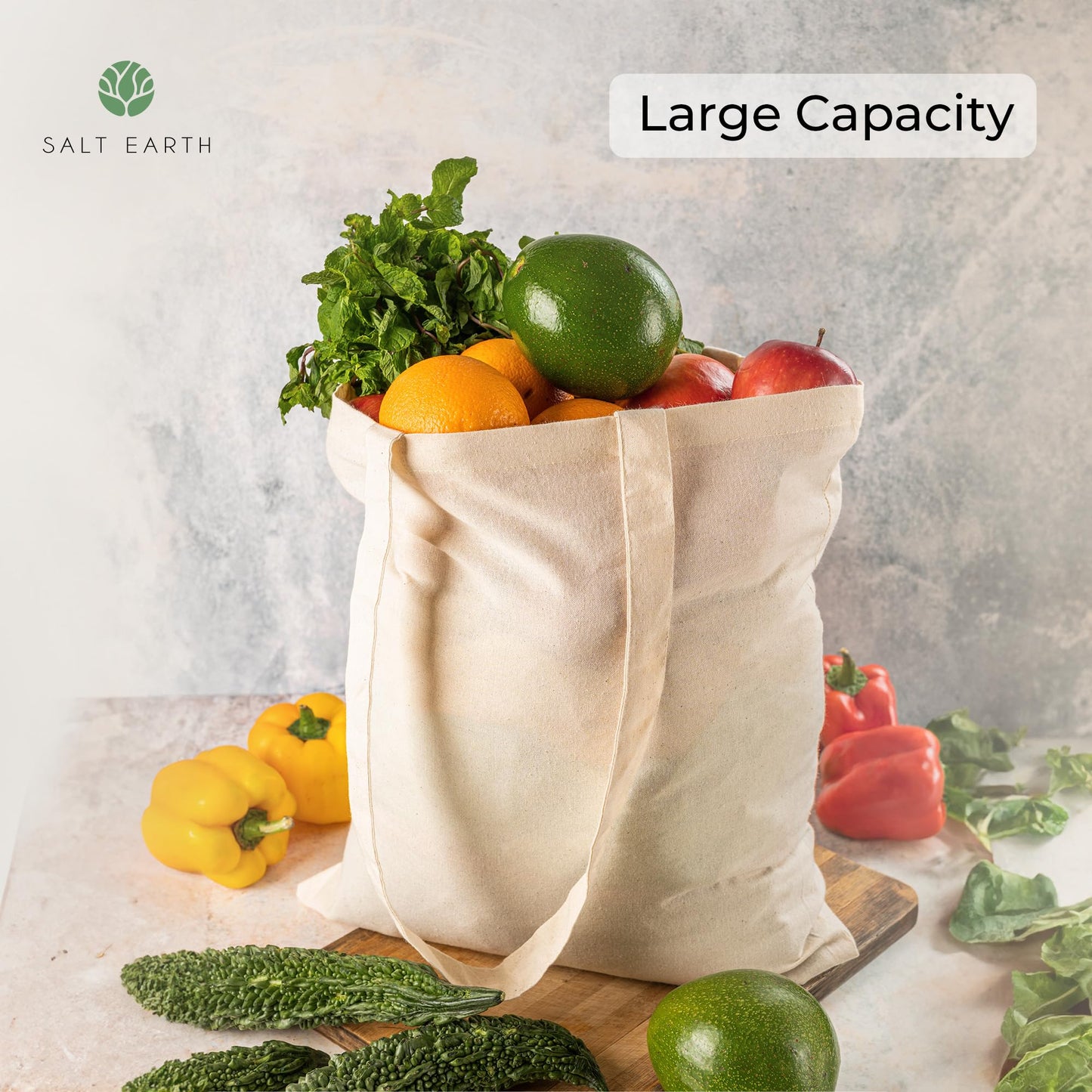 100% Cotton Canvas Tote Bag