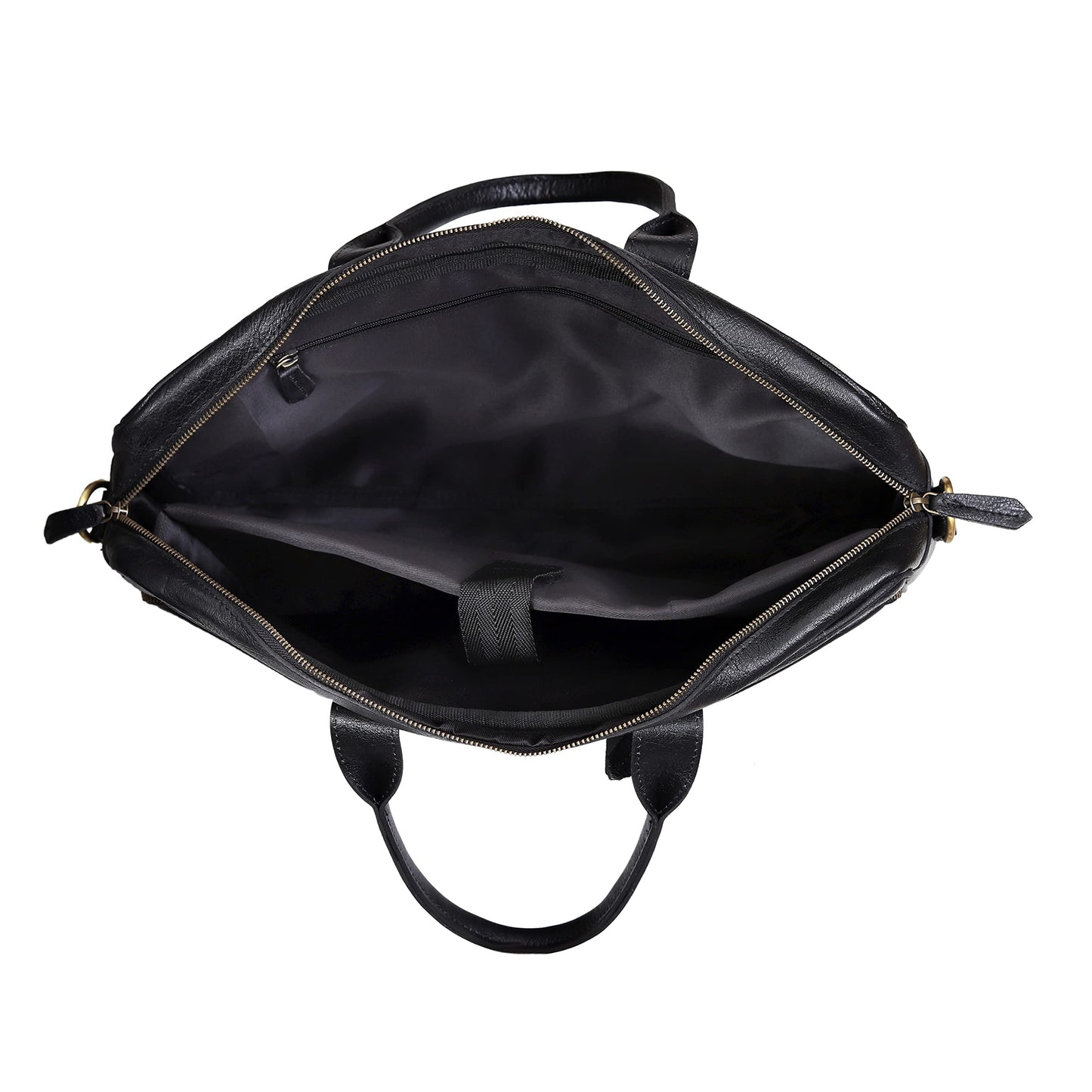 Leather Laptop Messenger Briefcase Bag