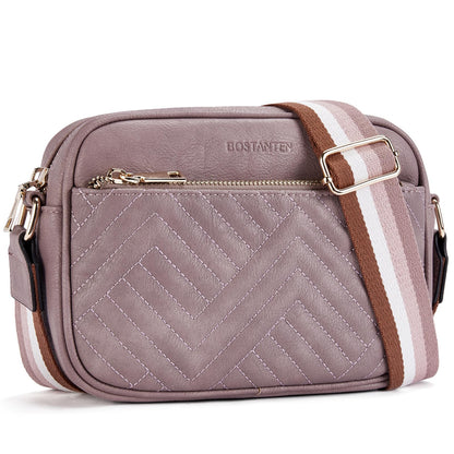 Quilted Vegan Leather Crossbody Bag