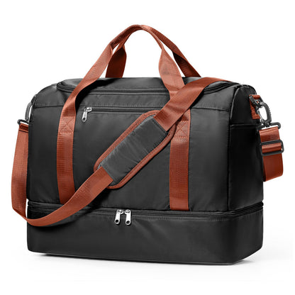 Large Weekender Travel Bag With Shoe Compartment