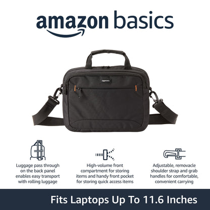 Laptop Shoulder Bag With Front Storage Pocket