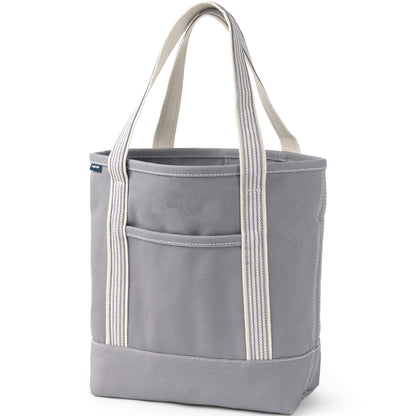 Open Top Canvas Tote Bag
