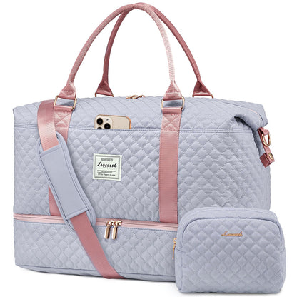 Weekender Travel Bag With Shoe & Wet Pocket