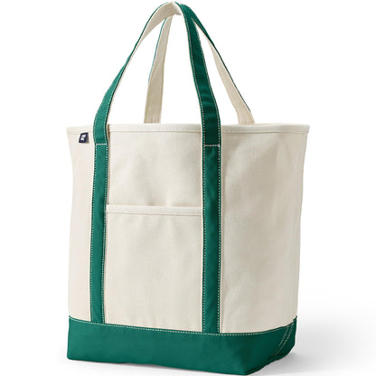 Open Top Canvas Tote Bag