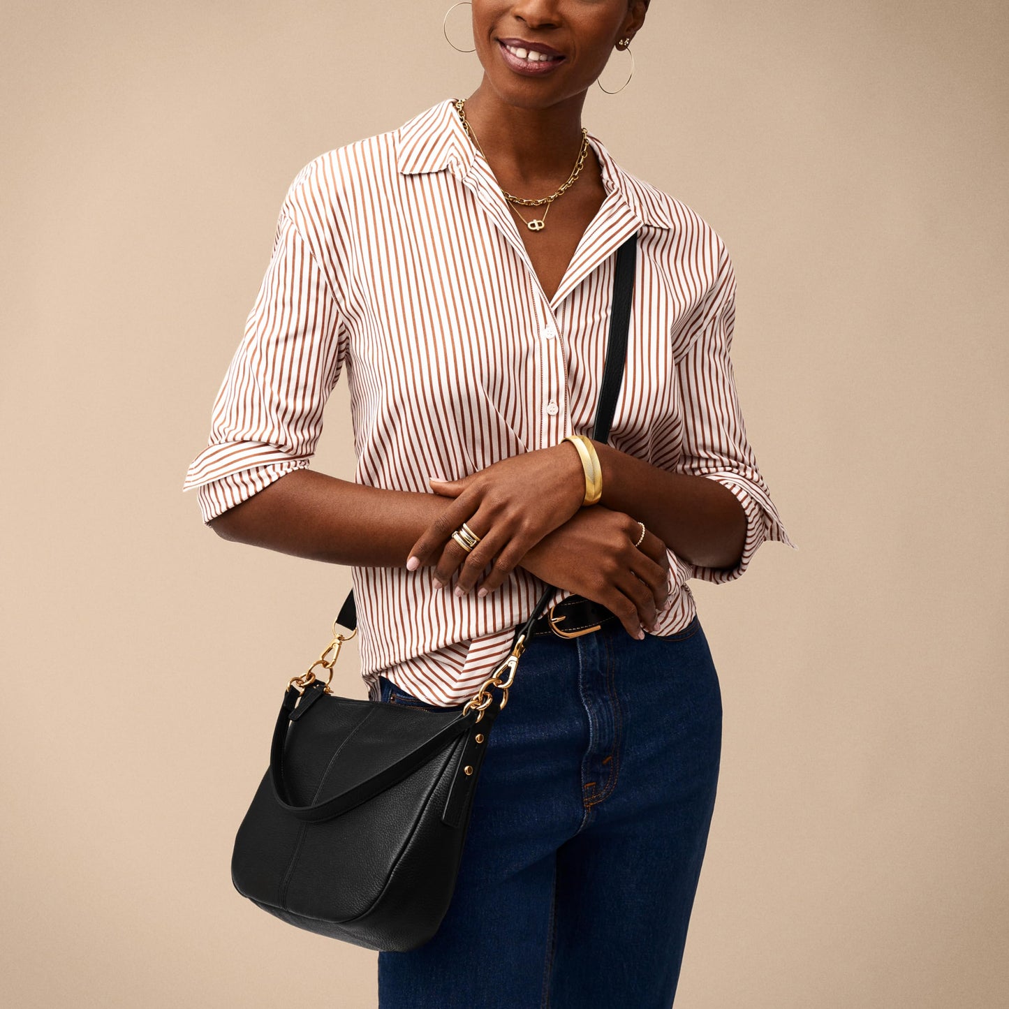 Leather Crossbody Purse Handbag