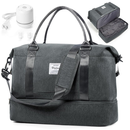 Weekender Travel Bag With Shoe Compartment