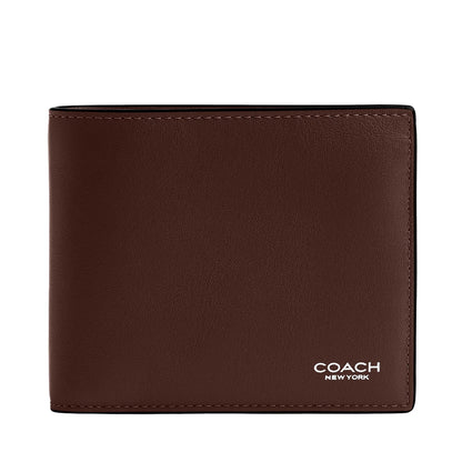 Leather 3-In-1 Bifold Wallet With Card Case