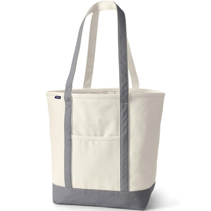 Open Top Canvas Tote Bag