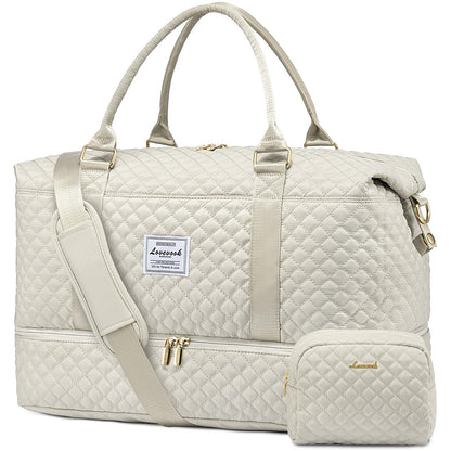 Weekender Travel Bag With Shoe & Wet Pocket