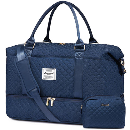 Weekender Travel Bag With Shoe & Wet Pocket