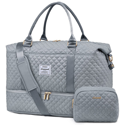 Weekender Travel Bag With Shoe & Wet Pocket