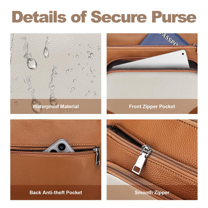 Anti-Theft RFID Crossbody Shoulder Bag