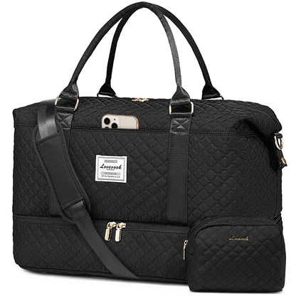 Weekender Travel Bag With Shoe & Wet Pocket