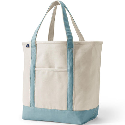 Open Top Canvas Tote Bag
