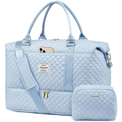 Weekender Travel Bag With Shoe & Wet Pocket