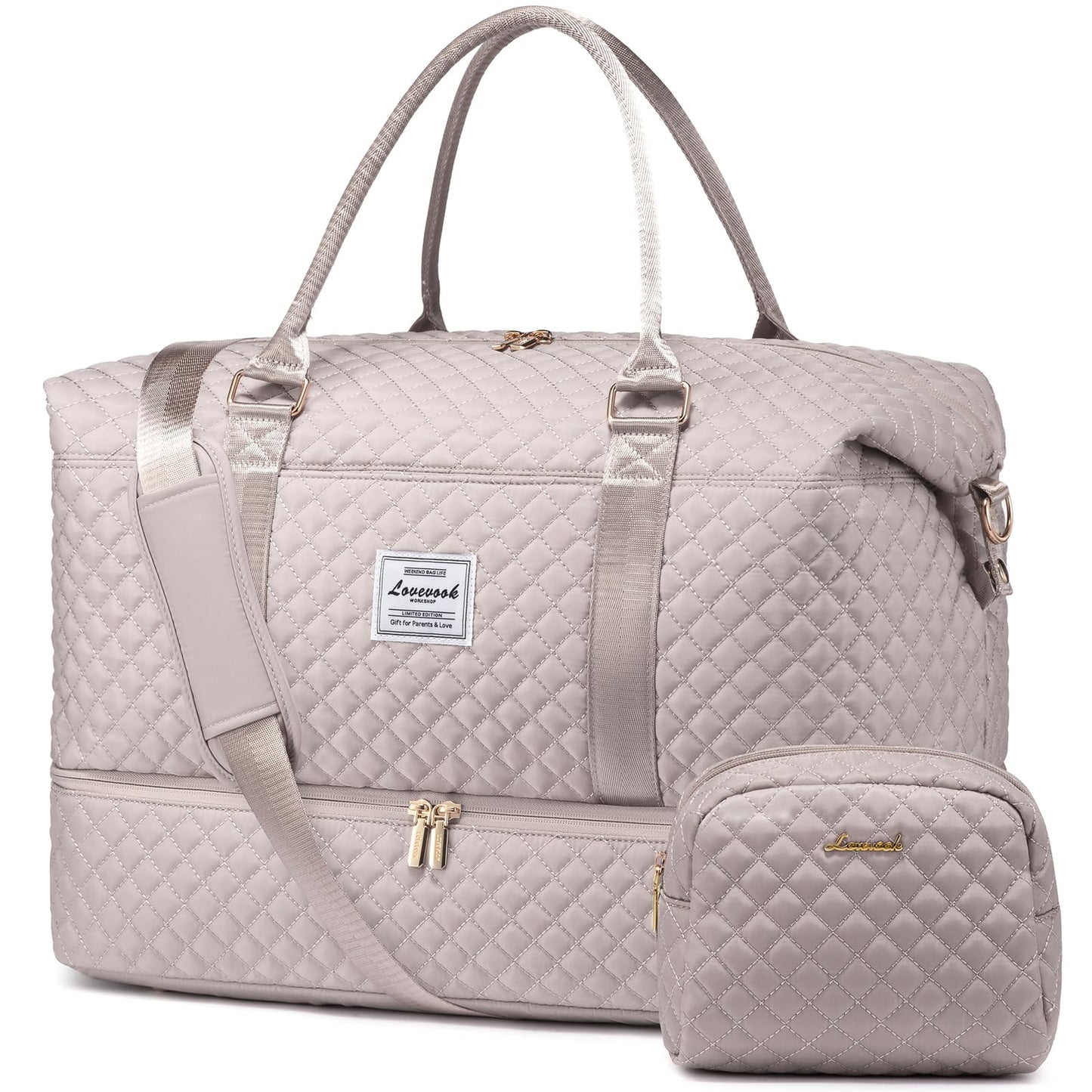 Weekender Travel Bag With Shoe & Wet Pocket