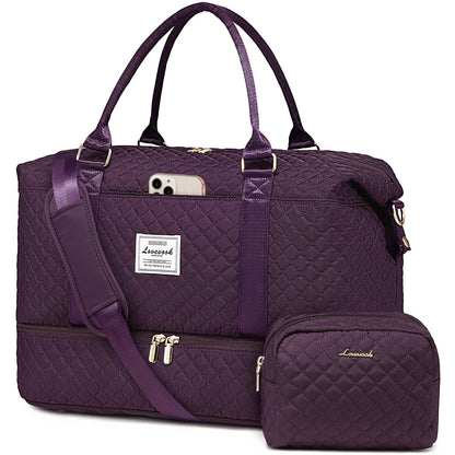 Weekender Travel Bag With Shoe & Wet Pocket