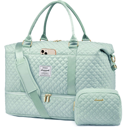 Weekender Travel Bag With Shoe & Wet Pocket