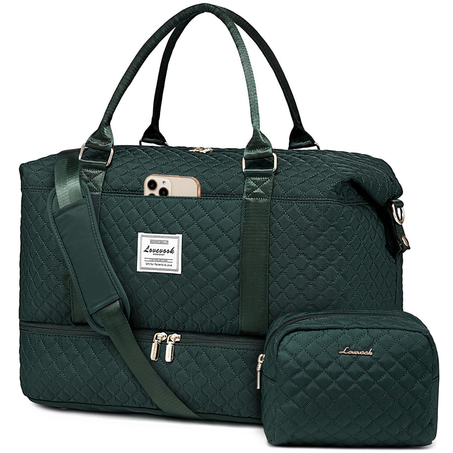 Weekender Travel Bag With Shoe & Wet Pocket