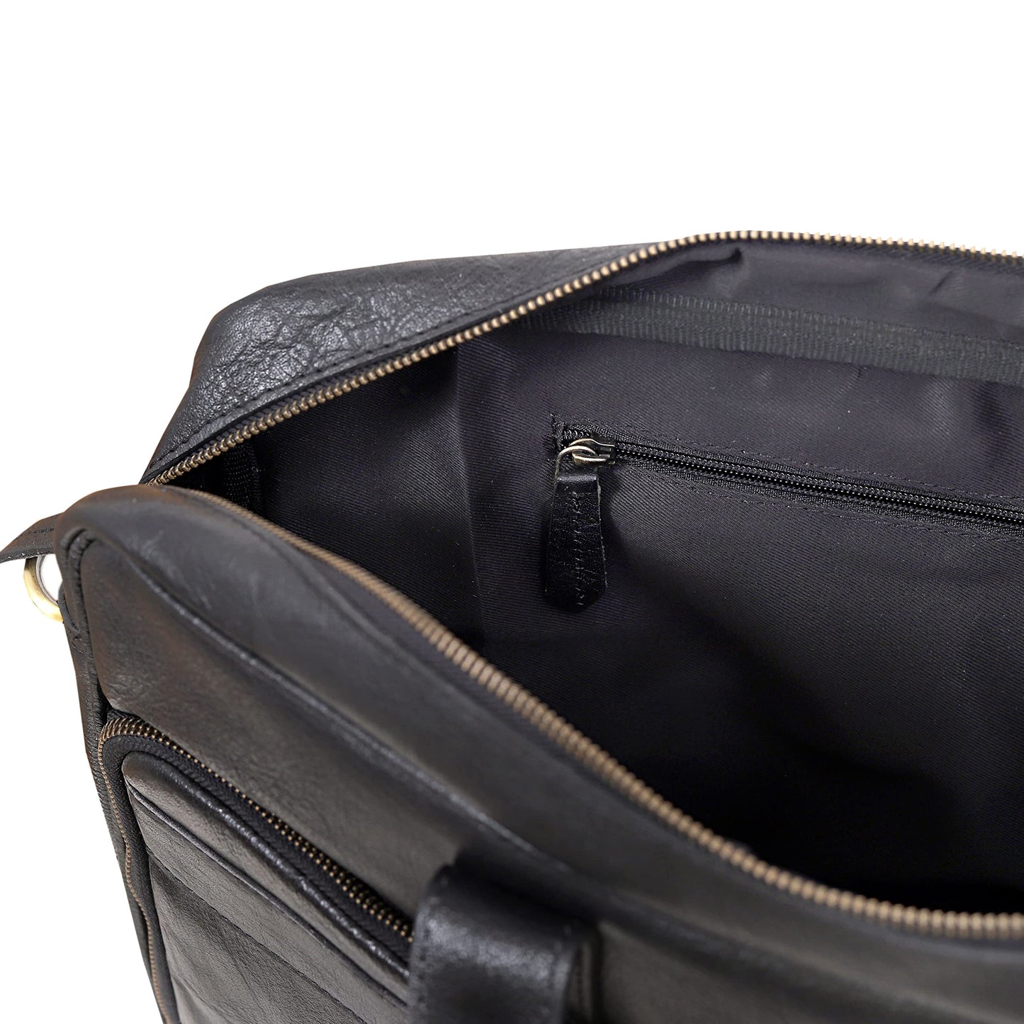 Leather Laptop Messenger Briefcase Bag